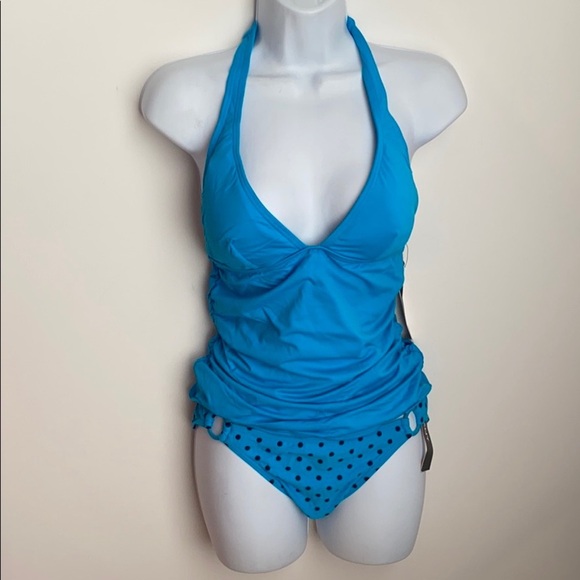 DKNY Tankini & Bottoms Swimsuit, Size S, NWT - Picture 1 of 13